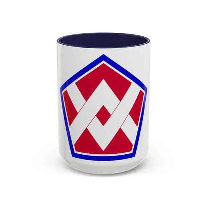55th Sustainment Brigade (U.S. Army) Accent Coffee Mug 15oz Navy - Go Mug Yourself