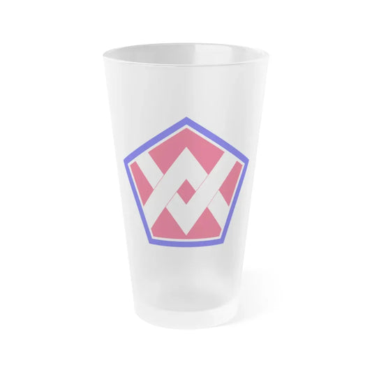 55th Sustainment Brigade (U.S. Army) Frosted Pint Glass 16oz Default Title - Go Mug Yourself