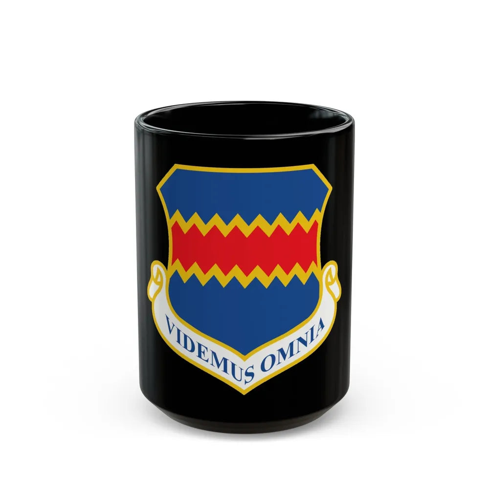 55th Wing (U.S. Air Force) Black Coffee Mug-15oz-Go Mug Yourself