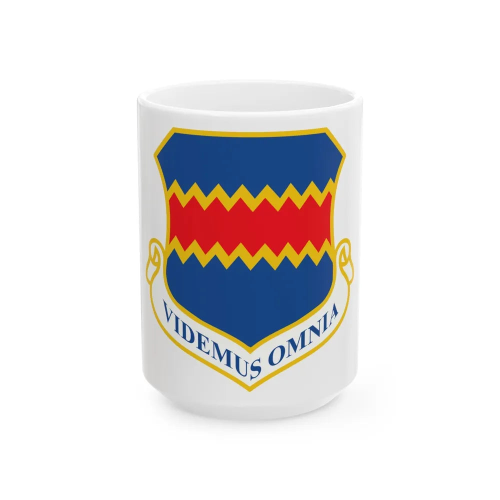 55th Wing (U.S. Air Force) White Coffee Mug-15oz-Go Mug Yourself