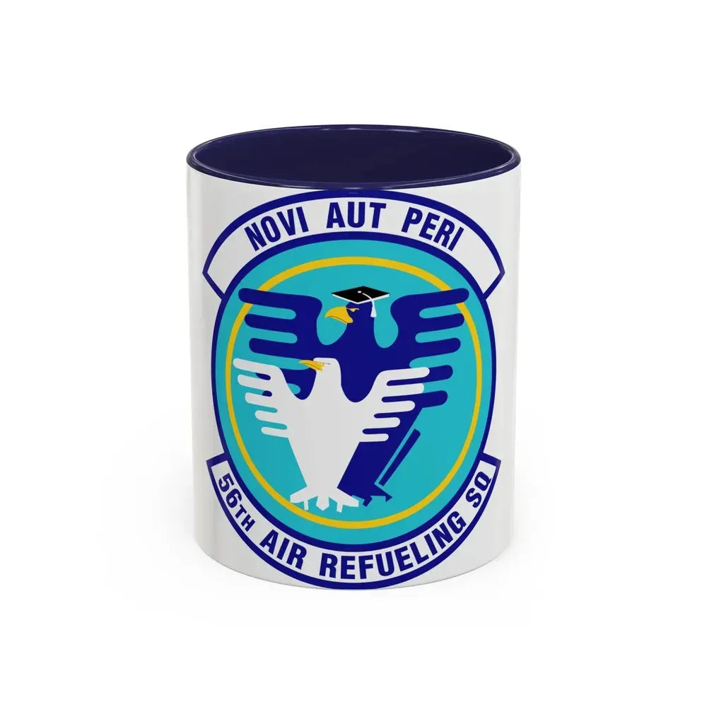 56 Air Refueling Sq AETC (U.S. Air Force) Accent Coffee Mug 11oz Navy - Go Mug Yourself