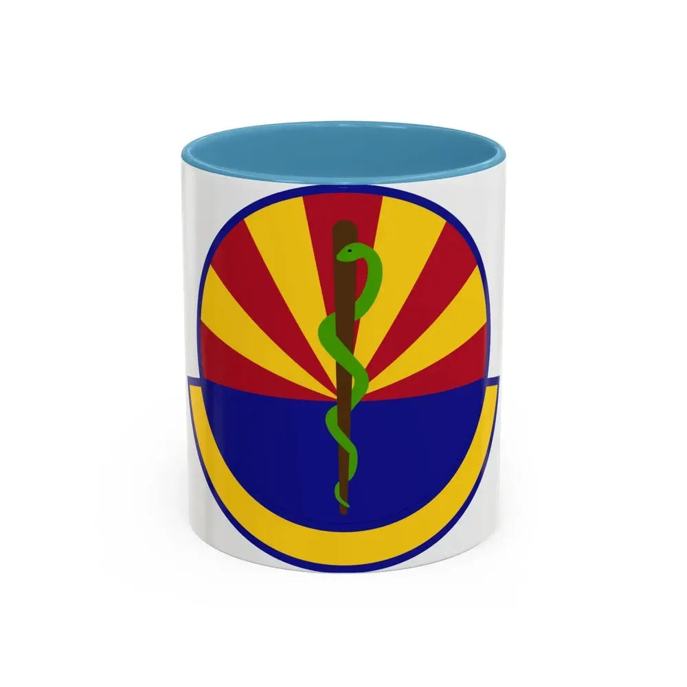 56 Healthcare Operations Squadron AETC (U.S. Air Force) Accent Coffee Mug 11oz Light Blue - Go Mug Yourself