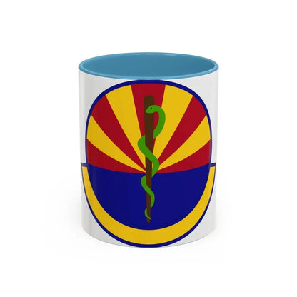 56 Healthcare Operations Squadron AETC (U.S. Air Force) Accent Coffee Mug 11oz Light Blue - Go Mug Yourself