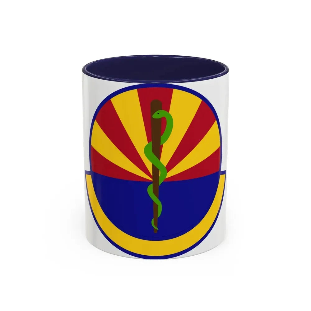 56 Healthcare Operations Squadron AETC (U.S. Air Force) Accent Coffee Mug 11oz Navy - Go Mug Yourself