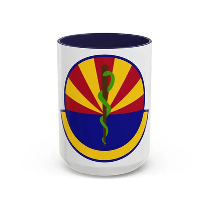 56 Healthcare Operations Squadron AETC (U.S. Air Force) Accent Coffee Mug 15oz Navy - Go Mug Yourself