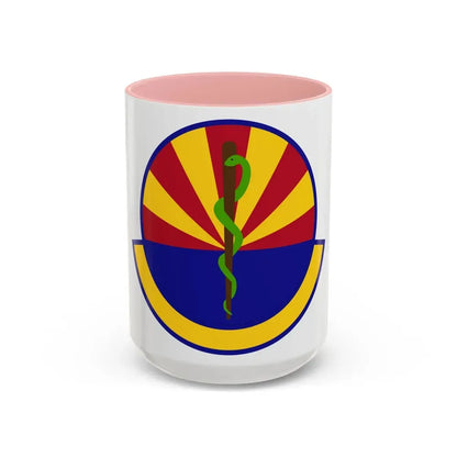 56 Healthcare Operations Squadron AETC (U.S. Air Force) Accent Coffee Mug 15oz Pink - Go Mug Yourself