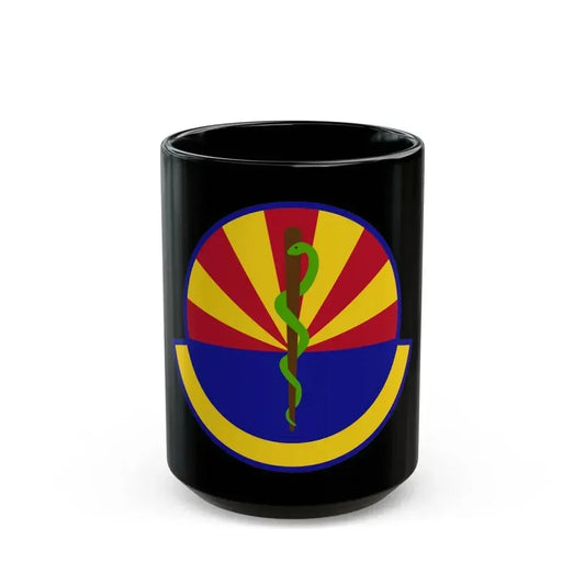 56 Healthcare Operations Squadron AETC (U.S. Air Force) Black Coffee Mug 15oz - Go Mug Yourself