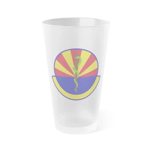 56 Healthcare Operations Squadron AETC (U.S. Air Force) Frosted Pint Glass 16oz 16oz Frosted - Go Mug Yourself