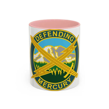 56 Information Operations Group (U.S. Army) Accent Coffee Mug 11oz Pink - Go Mug Yourself