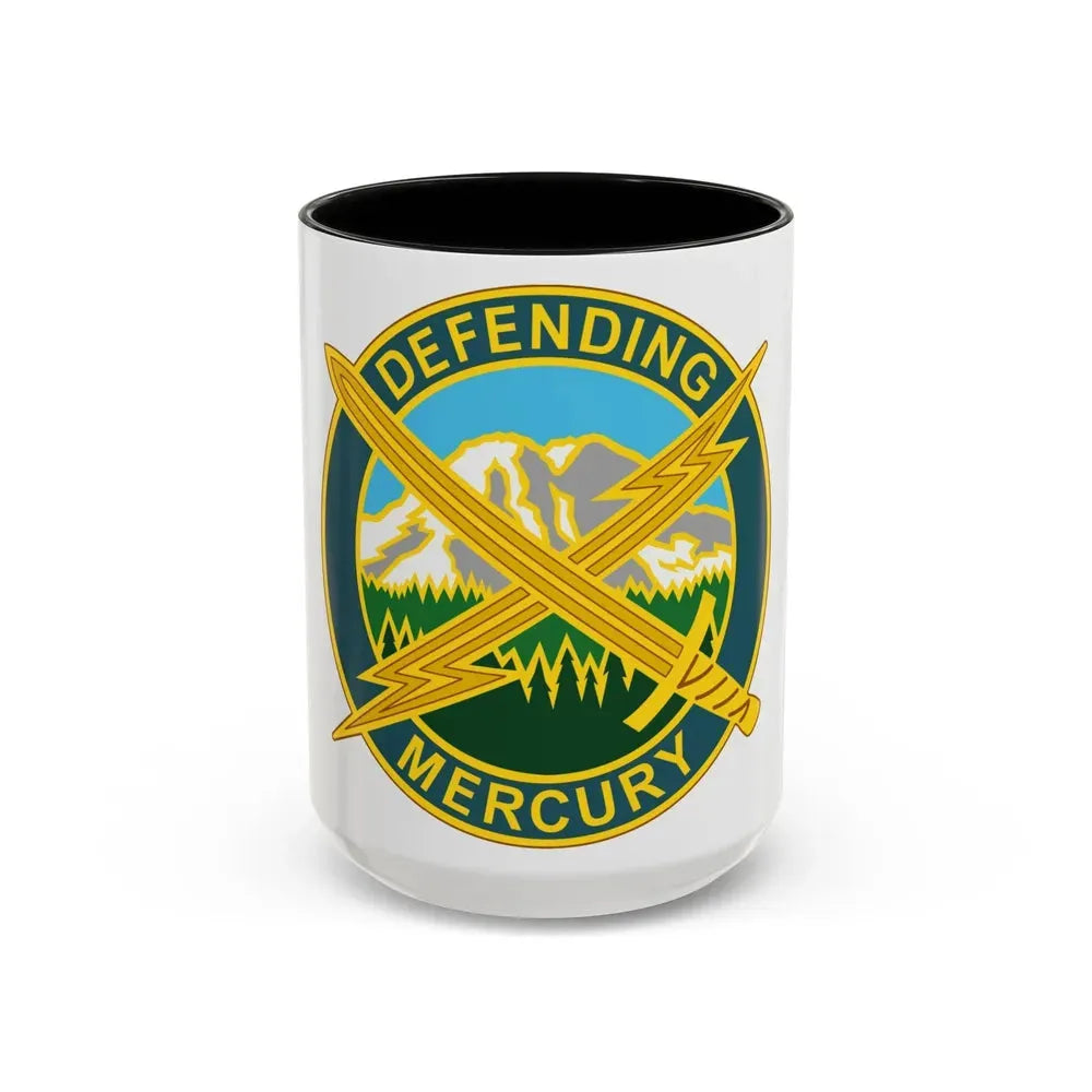 56 Information Operations Group (U.S. Army) Accent Coffee Mug 15oz Black - Go Mug Yourself