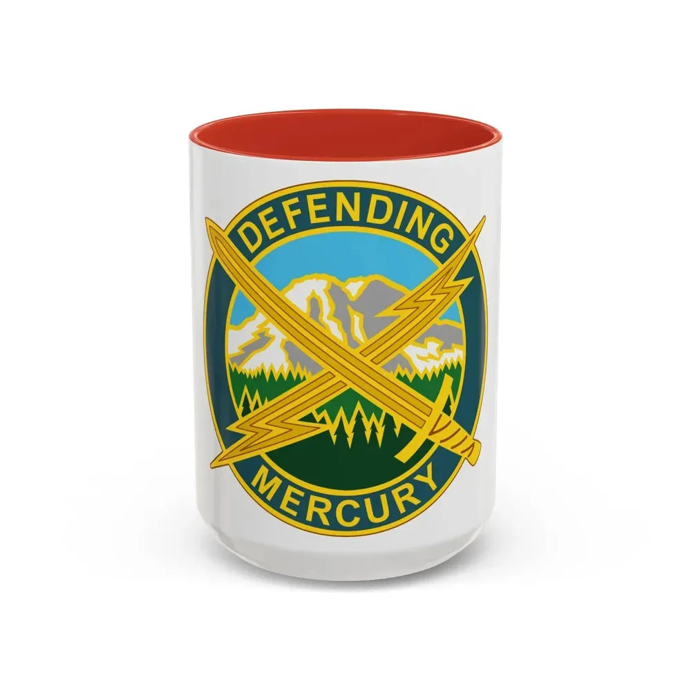 56 Information Operations Group (U.S. Army) Accent Coffee Mug 15oz Red - Go Mug Yourself