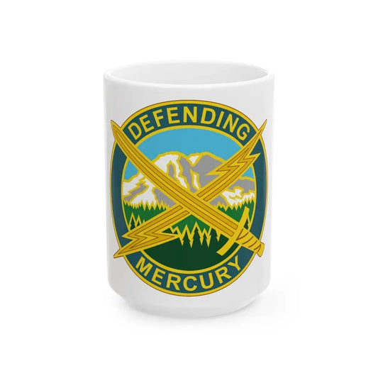 56 Information Operations Group (U.S. Army) White Coffee Mug 15oz - Go Mug Yourself