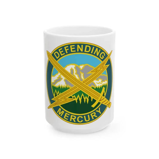 56 Information Operations Group (U.S. Army) White Coffee Mug 15oz - Go Mug Yourself