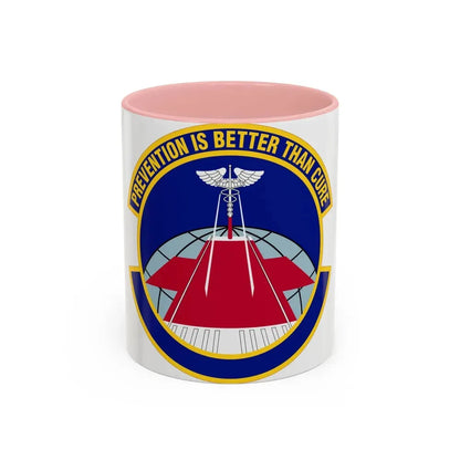 56 Operational Medical Readiness Squadron AETC (U.S. Air Force) Accent Coffee Mug 11oz Pink - Go Mug Yourself