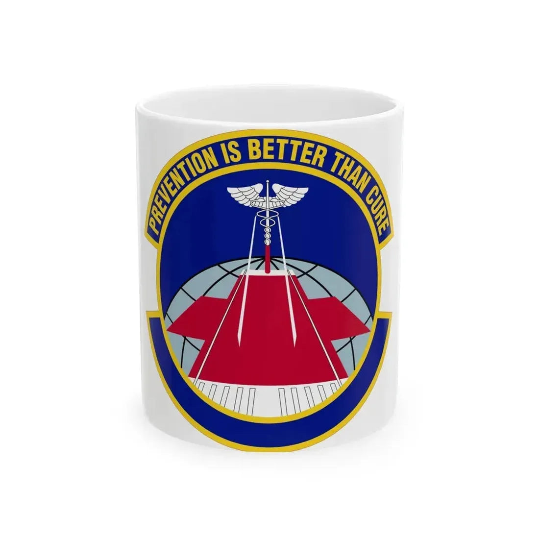 56 Operational Medical Readiness Squadron AETC (U.S. Air Force) White Coffee Mug 11oz - Go Mug Yourself