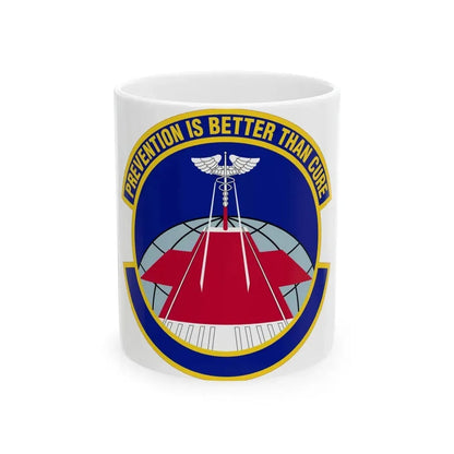 56 Operational Medical Readiness Squadron AETC (U.S. Air Force) White Coffee Mug 11oz - Go Mug Yourself