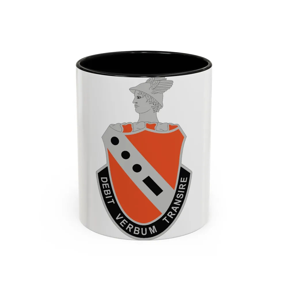 56 Signal Battalion (U.S. Army) Accent Coffee Mug-11oz-Black-Go Mug Yourself