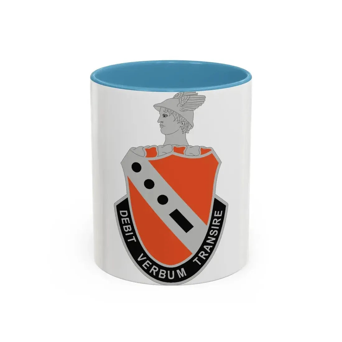 56 Signal Battalion (U.S. Army) Accent Coffee Mug 11oz Light Blue - Go Mug Yourself