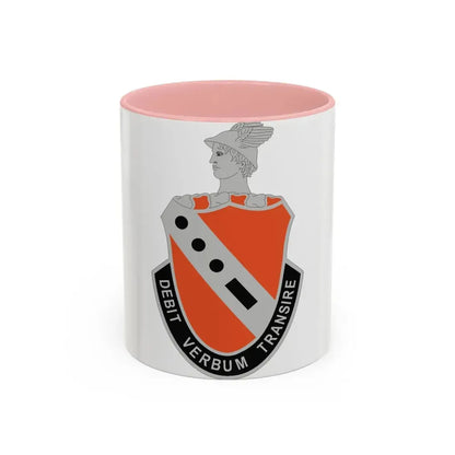 56 Signal Battalion (U.S. Army) Accent Coffee Mug 11oz Pink - Go Mug Yourself