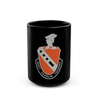 56 Signal Battalion (U.S. Army) Black Coffee Mug 15oz - Go Mug Yourself