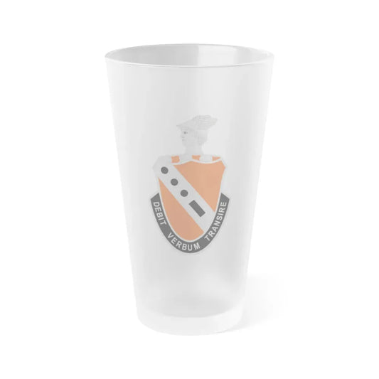 56 Signal Battalion (U.S. Army) Frosted Pint Glass 16oz Default Title - Go Mug Yourself