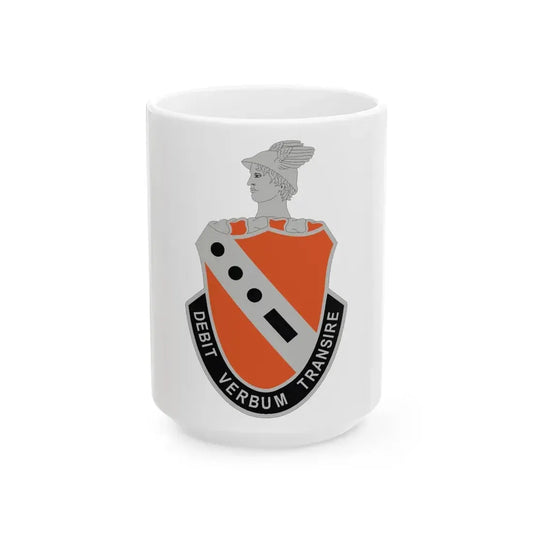 56 Signal Battalion (U.S. Army) White Coffee Mug 15oz - Go Mug Yourself