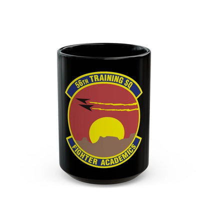 56 Training Squadron AETC (U.S. Air Force) Black Coffee Mug-15oz-Go Mug Yourself