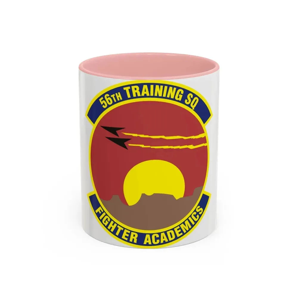 56 Training Squadron AETC (U.S. Air Force) Accent Coffee Mug 11oz Pink - Go Mug Yourself