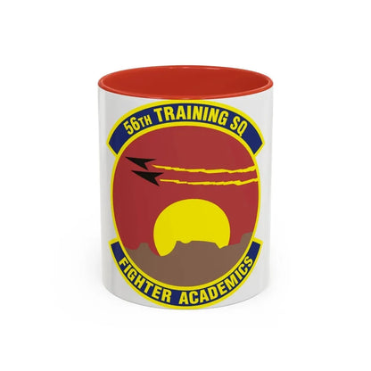 56 Training Squadron AETC (U.S. Air Force) Accent Coffee Mug 11oz Red - Go Mug Yourself