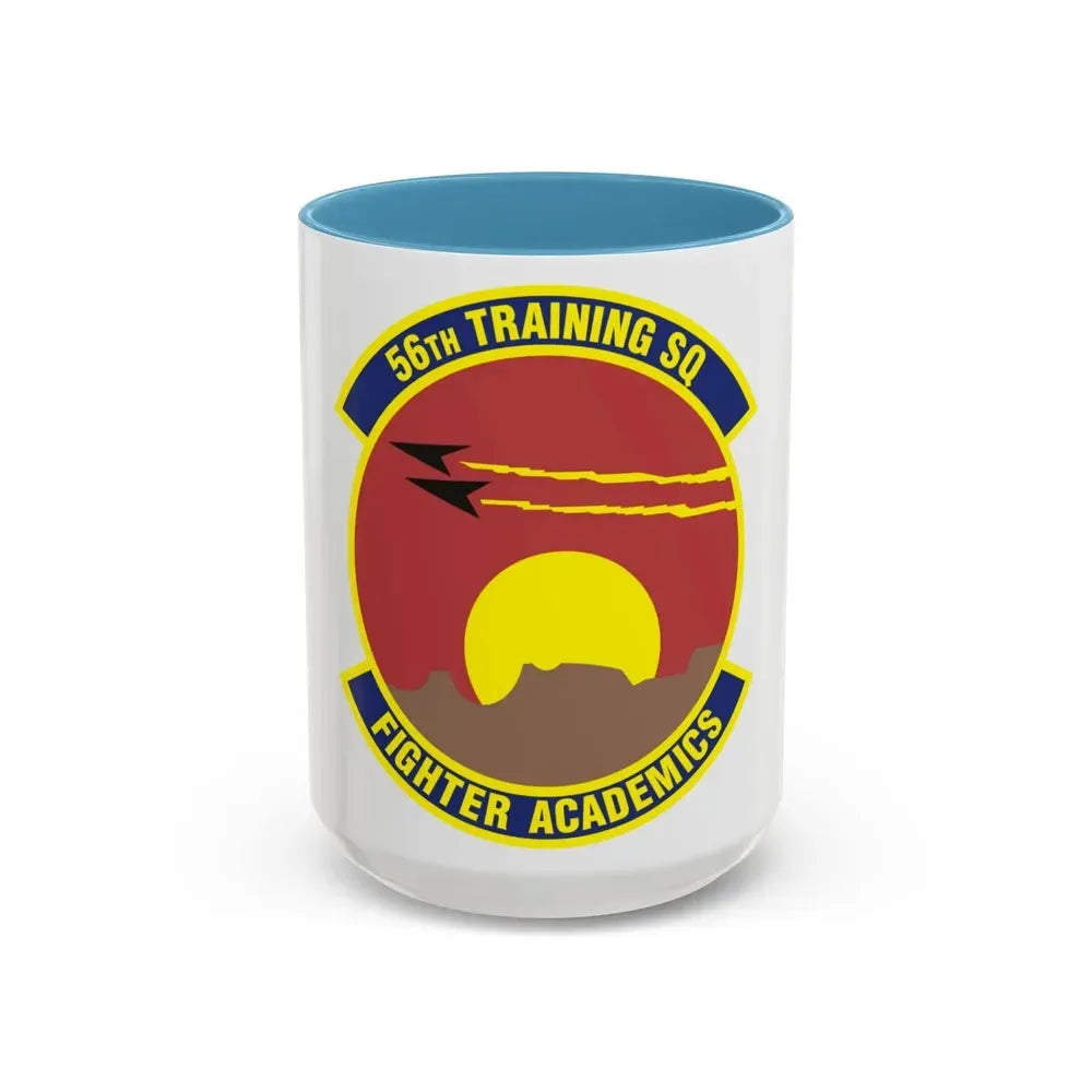 56 Training Squadron AETC (U.S. Air Force) Accent Coffee Mug 15oz Light Blue - Go Mug Yourself