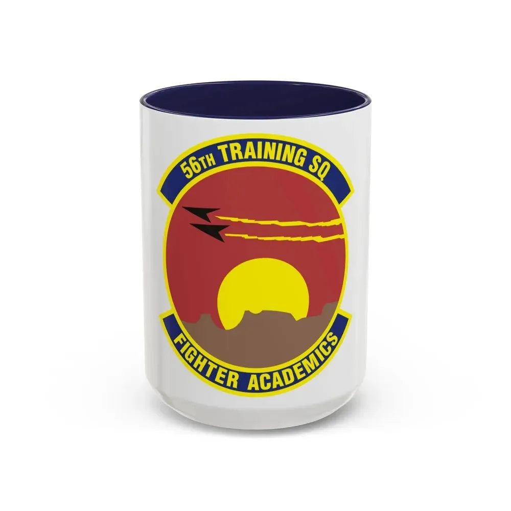 56 Training Squadron AETC (U.S. Air Force) Accent Coffee Mug 15oz Navy - Go Mug Yourself
