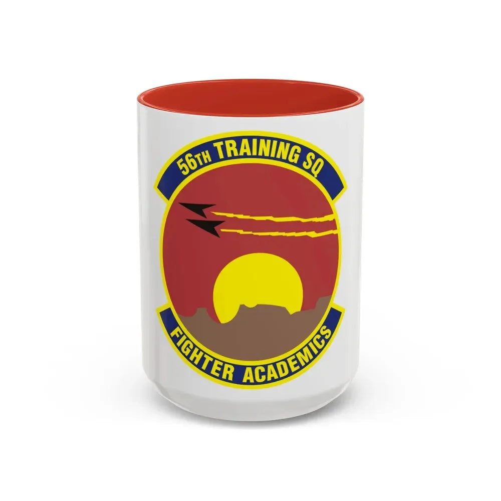 56 Training Squadron AETC (U.S. Air Force) Accent Coffee Mug 15oz Red - Go Mug Yourself