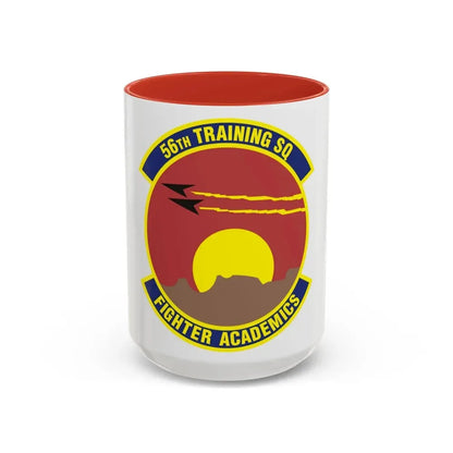 56 Training Squadron AETC (U.S. Air Force) Accent Coffee Mug 15oz Red - Go Mug Yourself