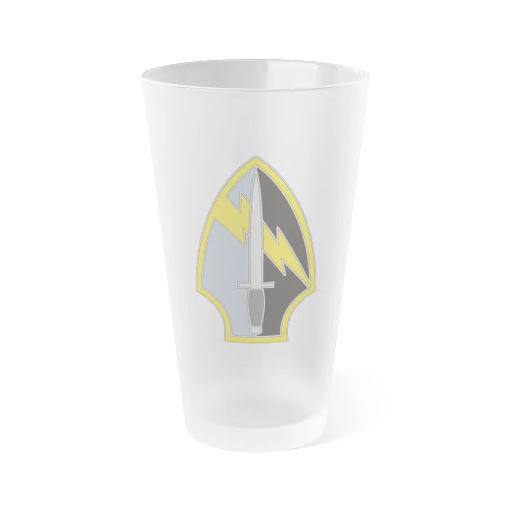 560 Battlefield Surveillance Brigade 2 (U.S. Army) Frosted Pint Glass 16oz-Go Mug Yourself