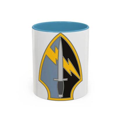 560 Battlefield Surveillance Brigade 2 (U.S. Army) Accent Coffee Mug 11oz Light Blue - Go Mug Yourself