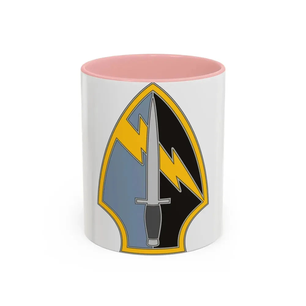 560 Battlefield Surveillance Brigade 2 (U.S. Army) Accent Coffee Mug 11oz Pink - Go Mug Yourself