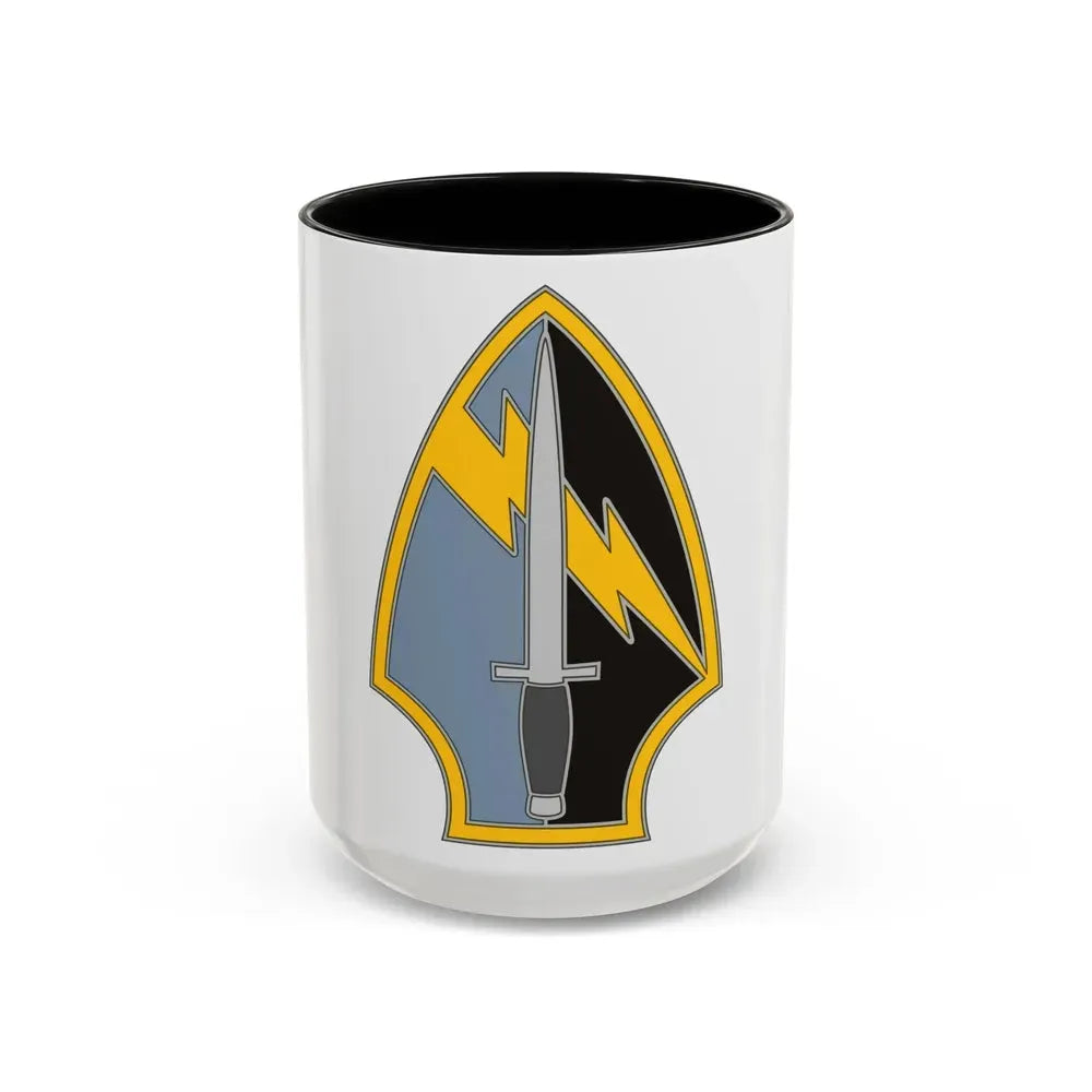 560 Battlefield Surveillance Brigade 2 (U.S. Army) Accent Coffee Mug 15oz Black - Go Mug Yourself