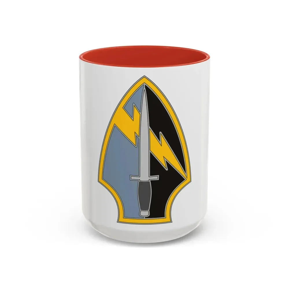 560 Battlefield Surveillance Brigade 2 (U.S. Army) Accent Coffee Mug 15oz Red - Go Mug Yourself