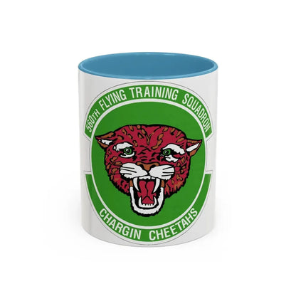 560 Flying Training Squadron AETC (U.S. Air Force) Accent Coffee Mug 11oz Light Blue - Go Mug Yourself