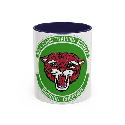 560 Flying Training Squadron AETC (U.S. Air Force) Accent Coffee Mug 11oz Navy - Go Mug Yourself