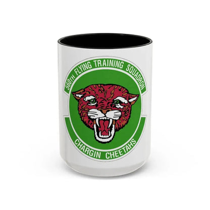 560 Flying Training Squadron AETC (U.S. Air Force) Accent Coffee Mug 15oz Black - Go Mug Yourself