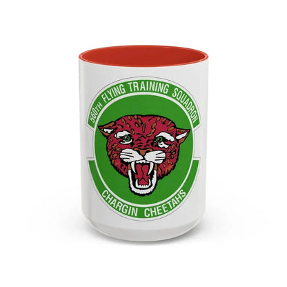 560 Flying Training Squadron AETC (U.S. Air Force) Accent Coffee Mug 15oz Red - Go Mug Yourself