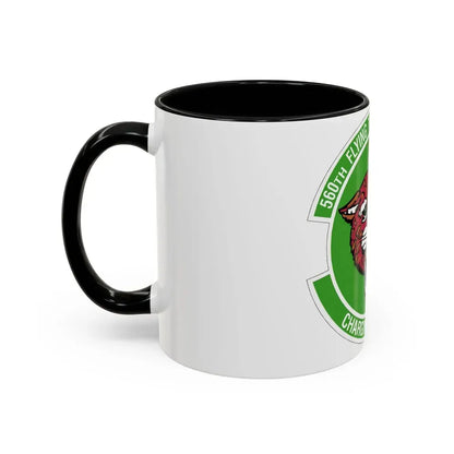 560 Flying Training Squadron AETC (U.S. Air Force) Accent Coffee Mug - Go Mug Yourself