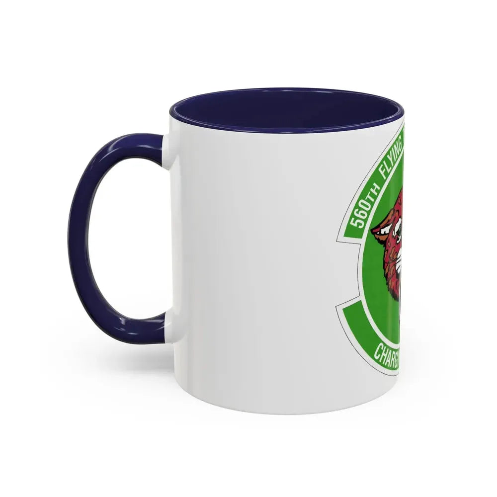 560 Flying Training Squadron AETC (U.S. Air Force) Accent Coffee Mug - Go Mug Yourself