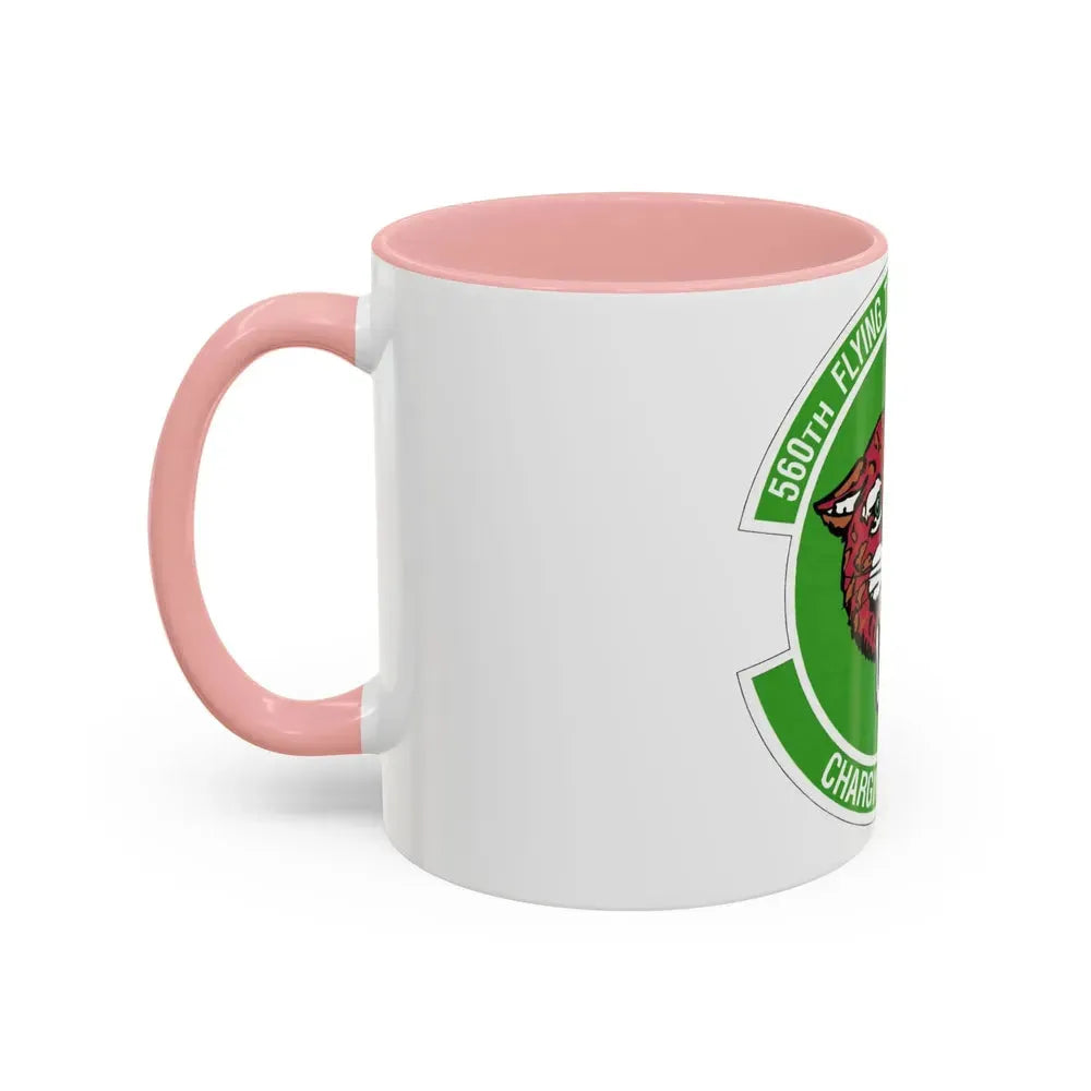 560 Flying Training Squadron AETC (U.S. Air Force) Accent Coffee Mug - Go Mug Yourself