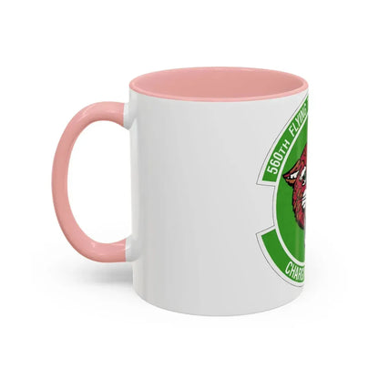560 Flying Training Squadron AETC (U.S. Air Force) Accent Coffee Mug - Go Mug Yourself