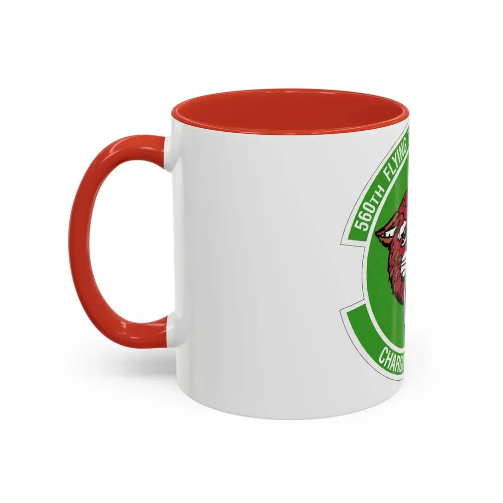 560 Flying Training Squadron AETC (U.S. Air Force) Accent Coffee Mug - Go Mug Yourself