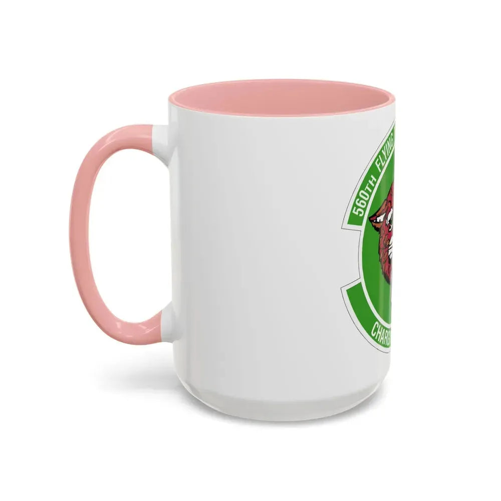 560 Flying Training Squadron AETC (U.S. Air Force) Accent Coffee Mug - Go Mug Yourself