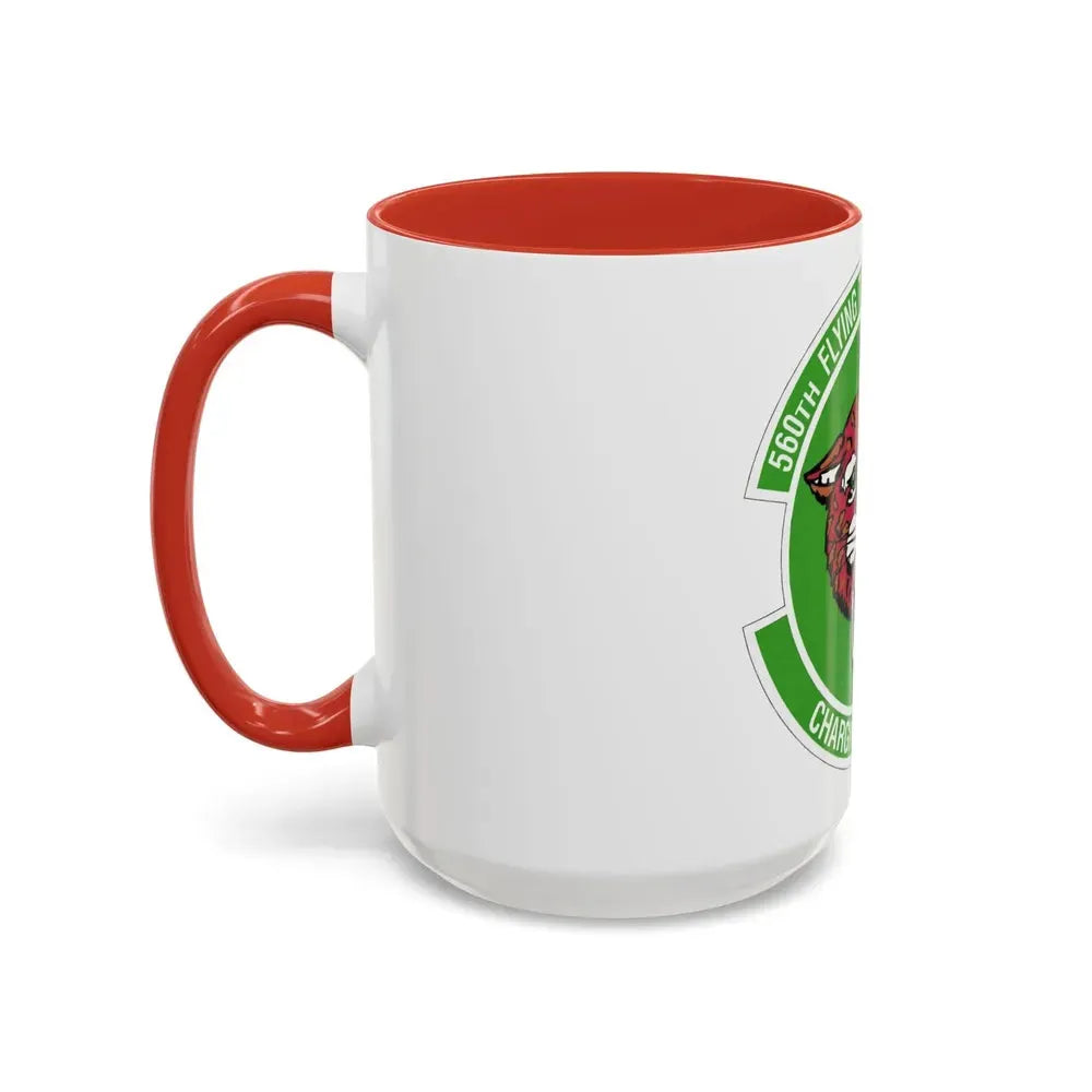 560 Flying Training Squadron AETC (U.S. Air Force) Accent Coffee Mug - Go Mug Yourself