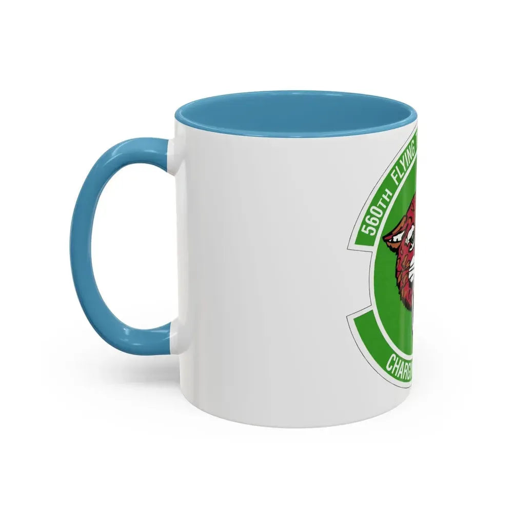 560 Flying Training Squadron AETC (U.S. Air Force) Accent Coffee Mug - Go Mug Yourself